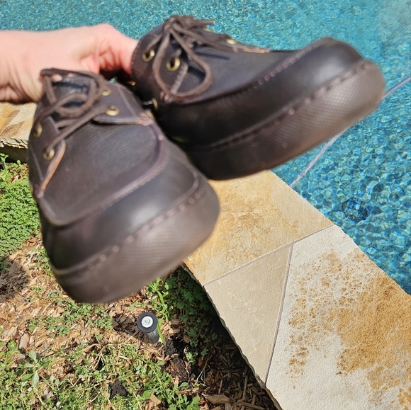 Fitflop LawerenceBOAT SHOES 030 MOKA shoes 11 - Picture 12 of 14